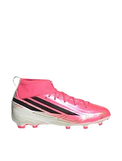 Dětské kopačky F50 League Mid FG pink model 22207565 - ADIDAS