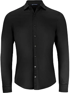Cutter & Buck Advantage Shirt Men Piqué košile s dlouhým rukávem 68.2410 black