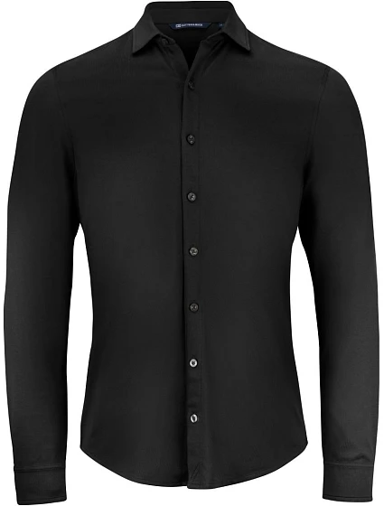 Cutter & Buck Advantage Shirt Men Piqué košile s dlouhým rukávem 68.2410 black Cutter & Buck Advantage Shirt Men Piqué košile s dlouhým rukávem 68.2410 black