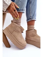 Kůže Boty Na Platformě Bežové model 21630209 - Boto Kůže Boty Na Platformě Bežové model 21630209 - Boto