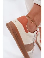 Kožené semišové dámské tenisky Big Star model 22042808 béžové - Big Star Shoes