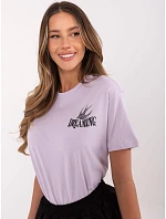 T shirt model 22046202 jasny fioletowy - FPrice