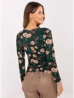 Bluzka IT BZ ciemny zielony model 21441075 - FPrice Bluzka IT BZ ciemny zielony model 21441075 - FPrice