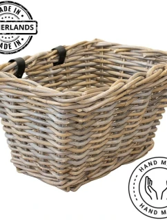 PŘEDNÍ PROUTĚNÝ KOŠÍK NA KOLO 39X30X24CM XQMAX