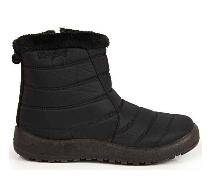 Nepromokavé sněhové boty na zip NEWS W EVE181A černé