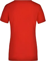 JN Dámské elastické tričko s výstřihem do V 02.0 red model 22494312 - Daiber