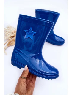 Dětské gumové holínky modré Malvi