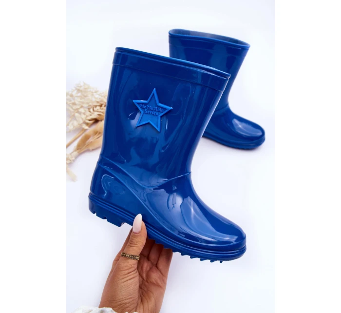 Dětské gumové holínky modré Malvi