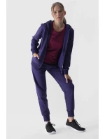 Dámská Mikina S Kapucí Rozepínací Bavlněná 4F Šedá 4FWMM00TSWSF1467-27M