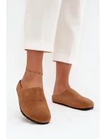 Dámské pantofle na platformě Camel Sylviane