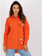 Dámská košile ke KS 7521.23X oranžová - FPrice