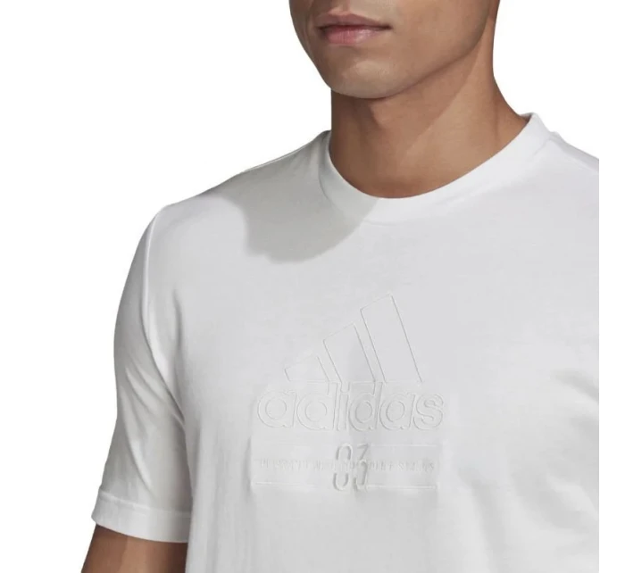 Pánské tričko M BB T model 21407074 Bílá vzor - ADIDAS