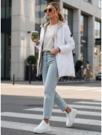 Dámská prošívaná přechodová bunda bílá Dstreet model 21996006 - FashionStreet Dámská prošívaná přechodová bunda bílá Dstreet model 21996006 - FashionStreet