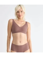 Dámská podprsenka ZERO Feel 2.0 Soft bra - BROWN - sv. hnědá 1141 - SLOGGI