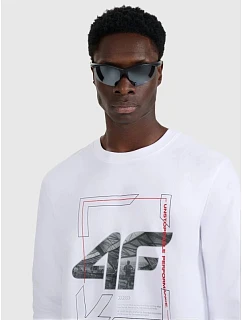 Pánské tričko s potiskem a dlouhým rukávem model 22117311 pánské - 4F