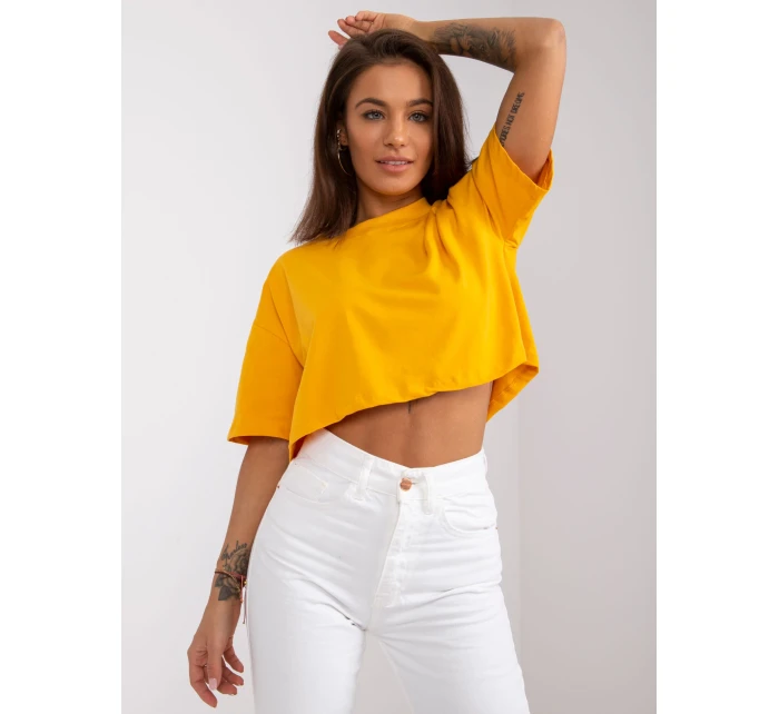 Tričko RV TS model 17009701 světle oranžová - FPrice Tričko RV TS model 17009701 světle oranžová - FPrice