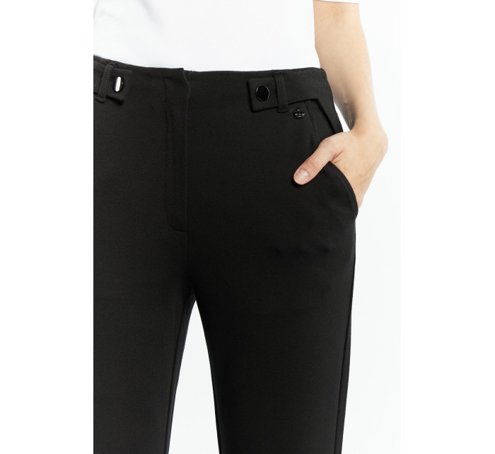 Monnari Kalhoty Dámské kalhoty z viskózy Černá barva