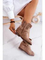 Prolamované dámské jarní boty Béžová Royale Prolamované dámské jarní boty Béžová Royale