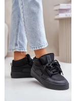 Zateplené Dámské Tenisky Big Star Černé Zateplené Dámské Tenisky Big Star Černé