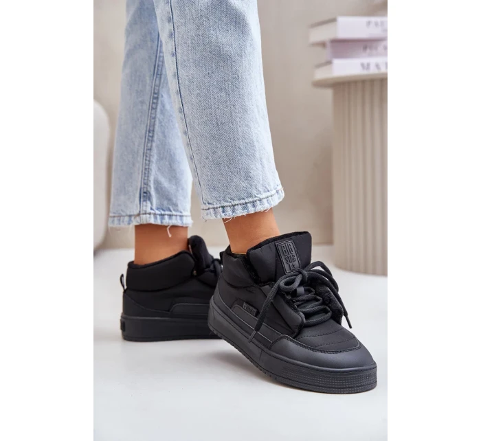 Zateplené Dámské Tenisky Big Star Černé Zateplené Dámské Tenisky Big Star Černé