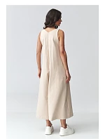 Dámský Overal model 225672 Makadamia Dámský Overal model 225672 Makadamia