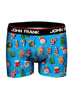Páánské boxerky John frank JFBD38-CANDY CANE