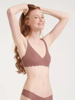 Dámská podprsenka ZERO Microfibre 2.0 Soft bra - CACAO - hnědá 1141 - SLOGGI