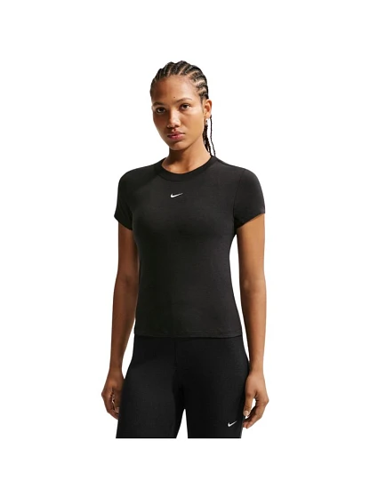 Nike Sportswear Chill Knit dámské tričko černé FV5508 010