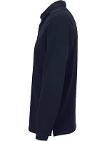 NEOBLU Owen LSL Men Pánské těžké piqué polo s dlouhým rukávem 24.4396 night blue