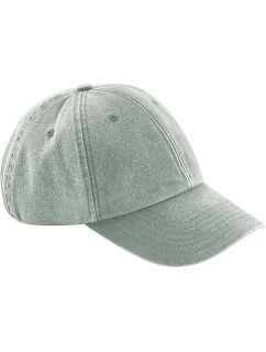 Beechfield B 655 6 panelová nízkoprofil kšiltovka "Vintage" 53.0655 vintage sage green