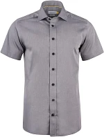 J.Harvest & Frost YB 50 S/S Slim Men Keprová košile s krátkým rukávem 63.5022 grey