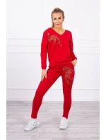 Zirkonová sada panther červená