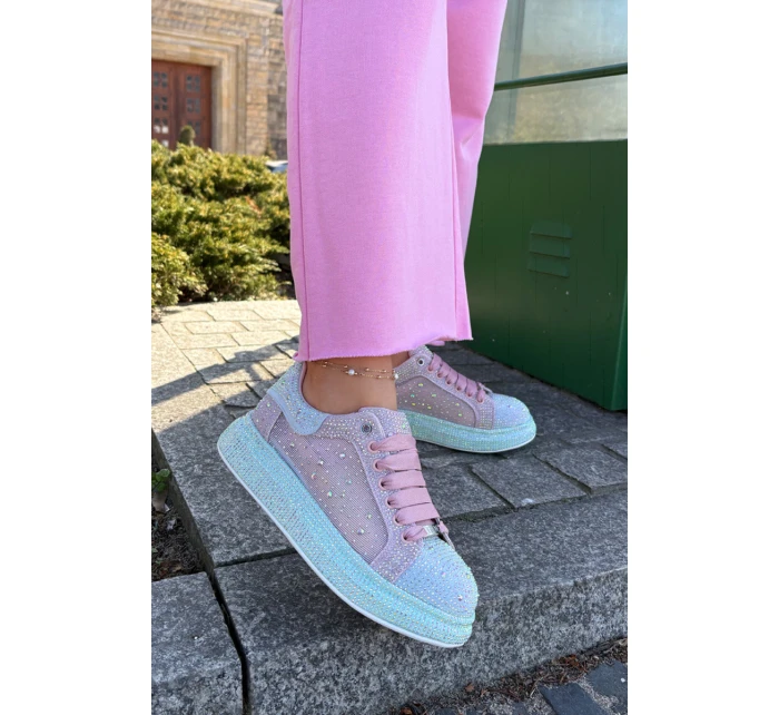 Zdobené sneakersy na platformě GOE RR2N4009 Multikolor
