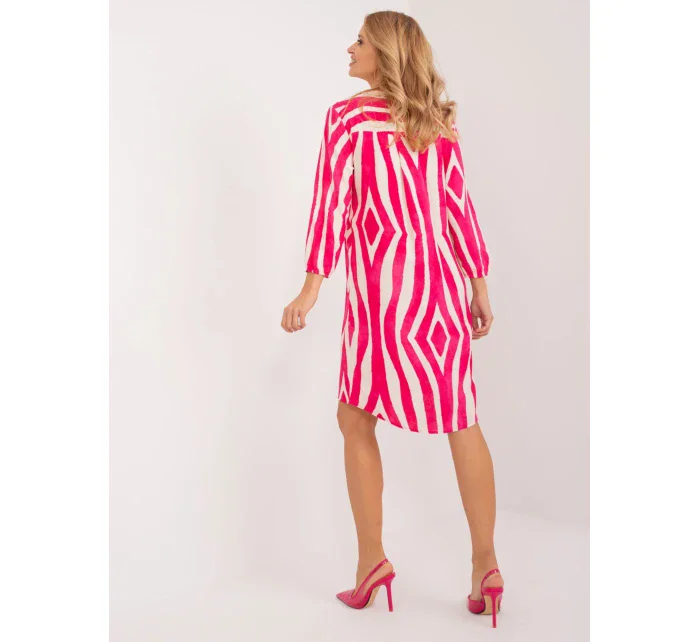 Šaty D73771M30427A fuchsiová Šaty D73771M30427A fuchsiová