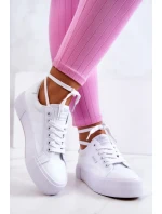 Tenisky na platformě Lee Cooper LCW-22-31-0884L Bílý Tenisky na platformě Lee Cooper LCW-22-31-0884L Bílý