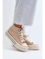 Dámské Tenisky na platformě Béžové Aineri Dámské Tenisky na platformě Béžové Aineri