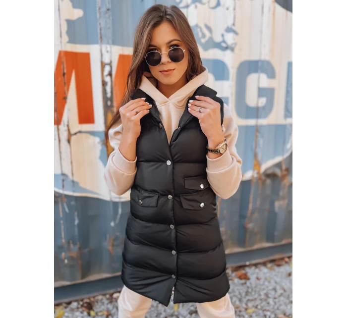 Dámská vesta WILLY černá FashionStreet TY2391 Dámská vesta WILLY černá FashionStreet TY2391