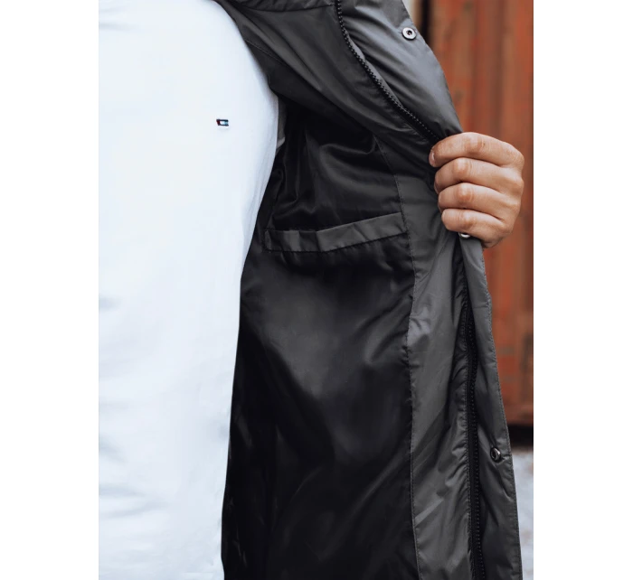 Pánská zimní bunda s odepínací kapucí šedá FashionStreet TX4834