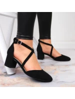 Sergio Leone W SK365A černé páskové sandály