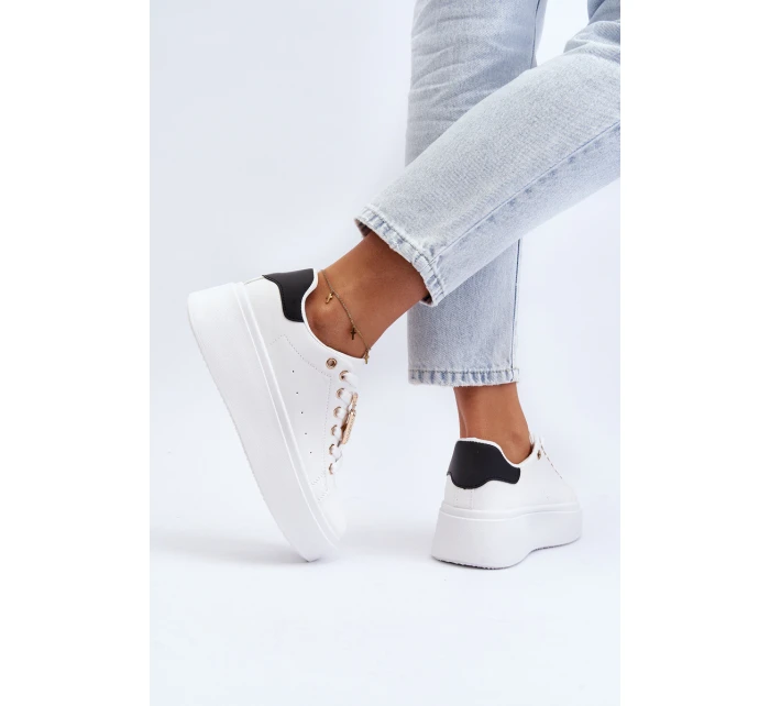 Dámské tenisky s ozdobou Bílé Celedria