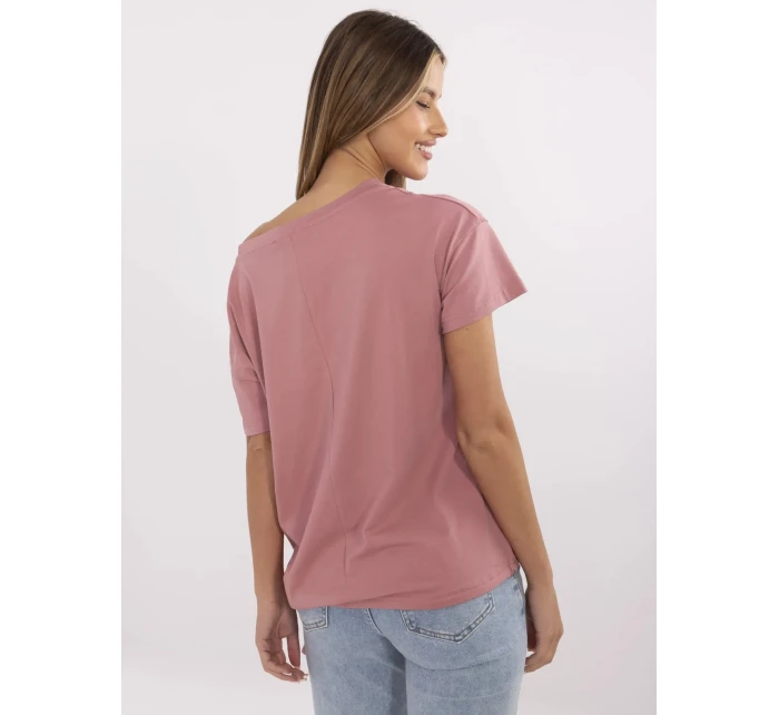 T shirt CLM TS model 21121840 ciemny różowy - FPrice