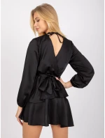 Šaty DHJ SK model 17002690 černá - FPrice Šaty DHJ SK model 17002690 černá - FPrice