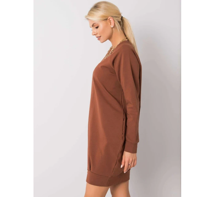 Šaty RV TU 5184.93P tmavě hnědá