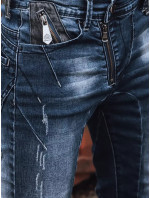 Modré pánské kalhoty Dstreet UX3799