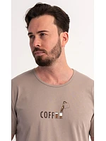 Pánské pyžamo šortky Coffee Pánské pyžamo šortky Coffee