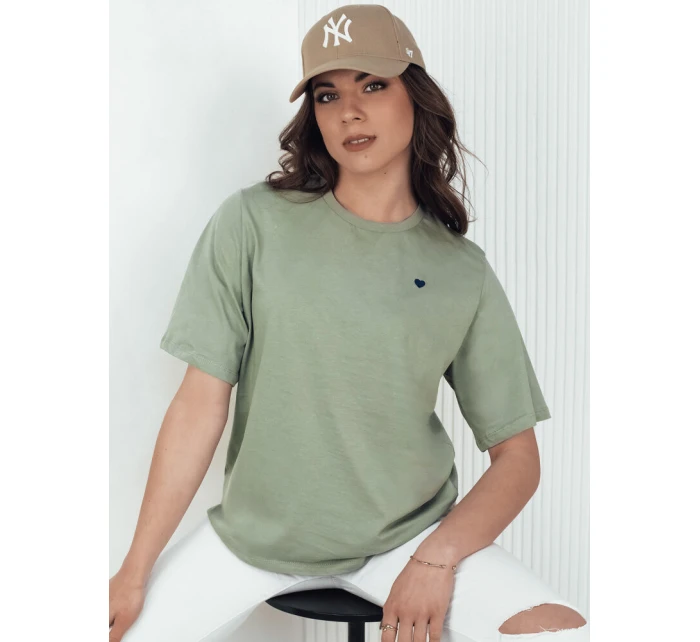 MILOV dámské tričko tmavě zelené FashionStreet RY2570