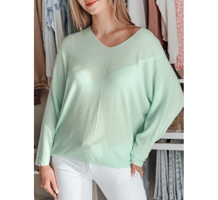 Dámský oversize svetr NORVAN mint FashionStreet MY2454