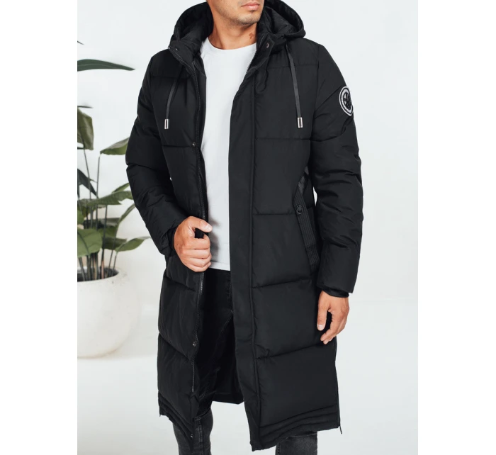 Pánská zimní bunda s kapucí černá TX5068