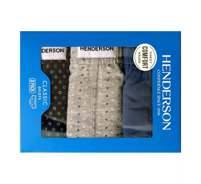 Pánské slipy 3 pack 1446 Basic k657 - HENDERSON