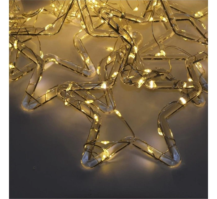 Světelné závěsy na vánoční stromek 120x120 CM 235LED WHITE STARS Světelné závěsy na vánoční stromek 120x120 CM 235LED WHITE STARS